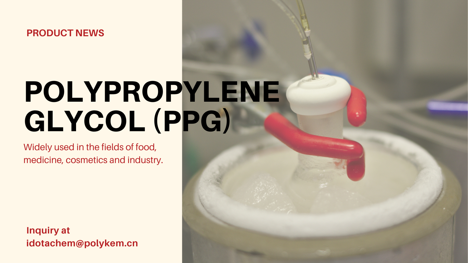 Polypropylenonglykol (PPG): Multifunkční polymerní roztok pro průmyslové aplikace