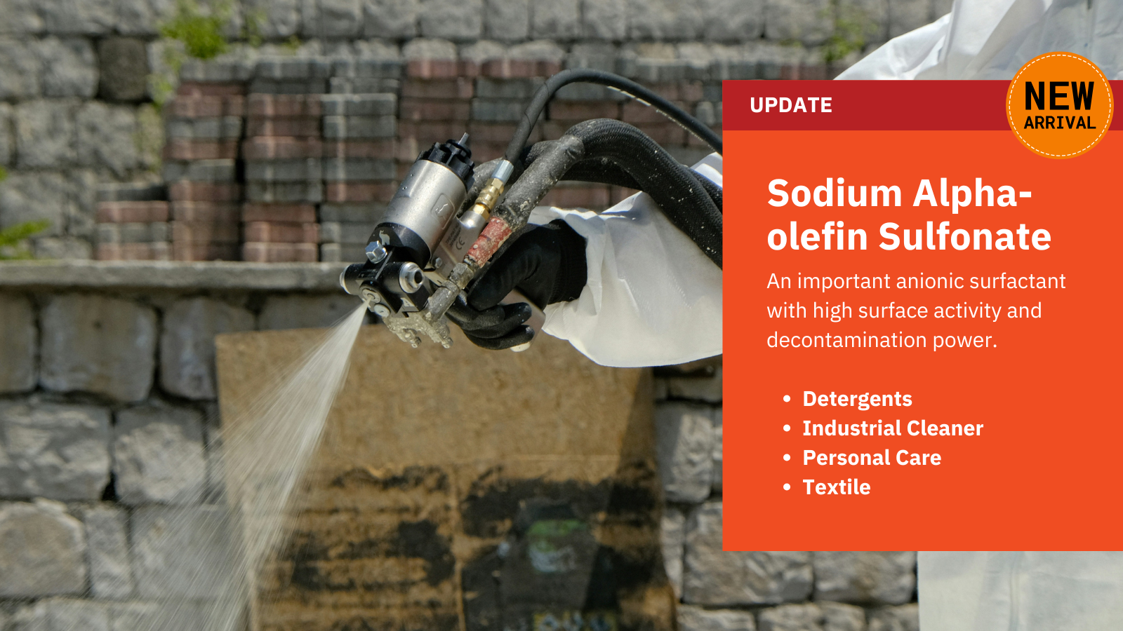 Společnost chemického zahraničního obchodu Dotachem nově přidala dostupný dostupný produkt sodný alfa-olefin sulfonát!