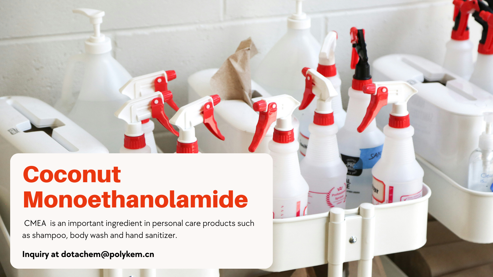 K čemu se kokosový monoethanolamid (CMEA) používá?