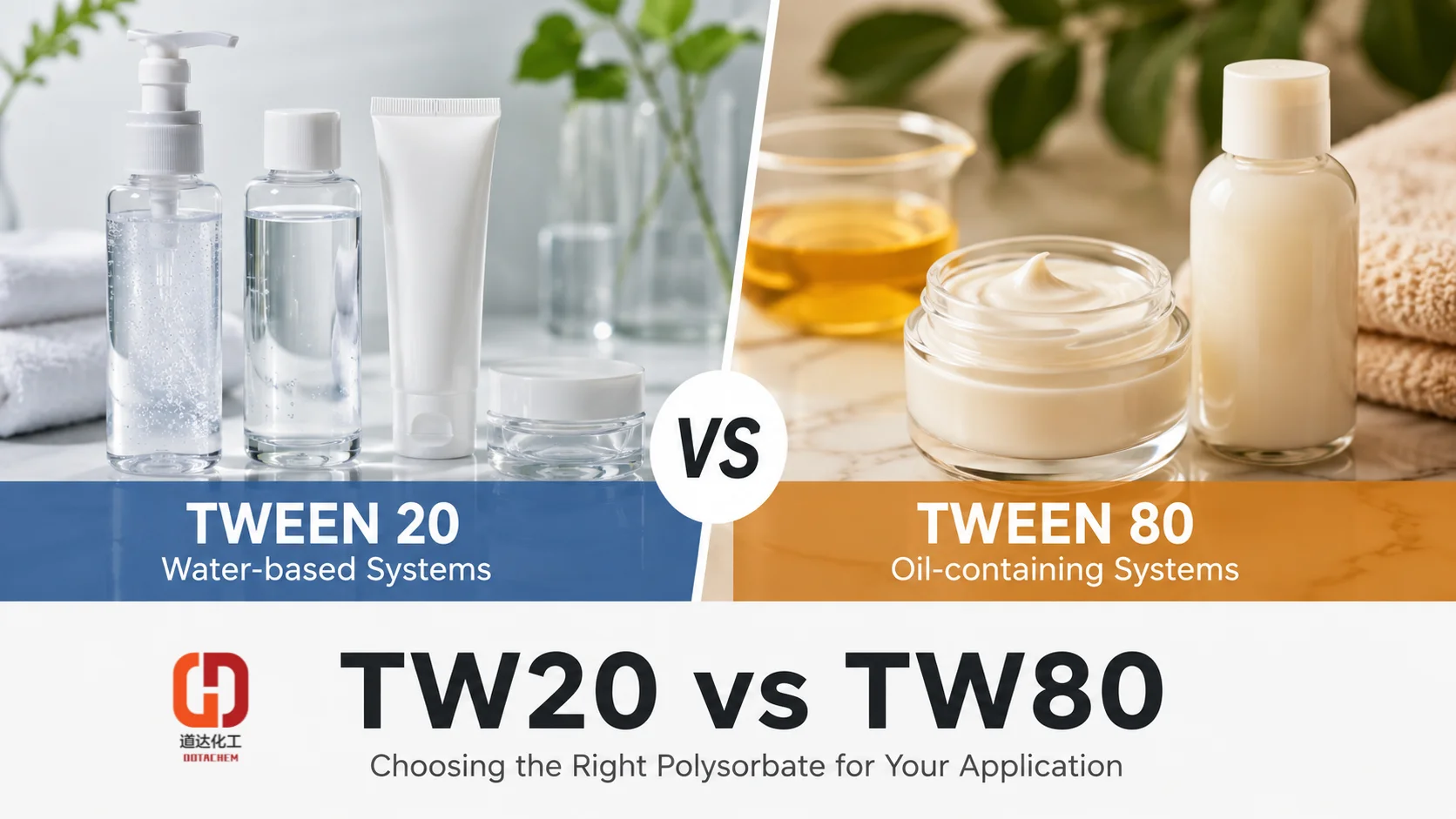 Tween 80 vs Tween 20: Klíčové rozdíly a jak si vybrat pro vaši aplikaci
